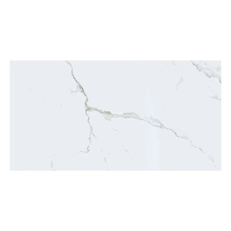 XL Trecento Calacatta Serra 18x36 Low Gloss Luxury Vinyl Marble Look Tile