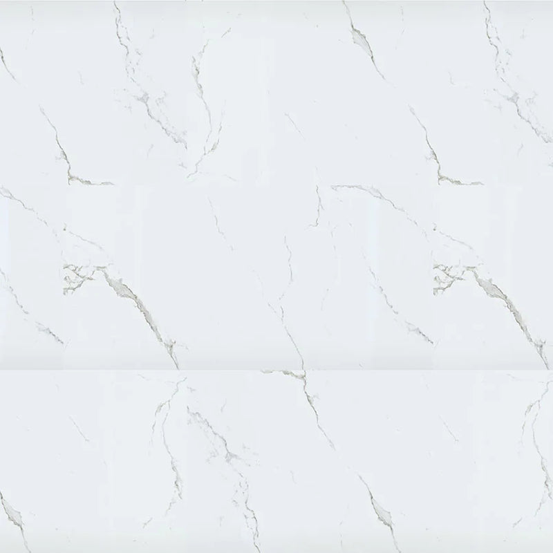 XL Trecento Calacatta Serra 18x36 Low Gloss Luxury Vinyl Marble Look Tile