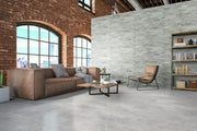 XL Trecento Mountains Gray 18x36 Low Gloss Luxury Vinyl Stone Look Tile