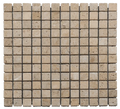 Travertine/Marble Mosaics Yellow 12x12 Natural Textured Travertine Mosaic