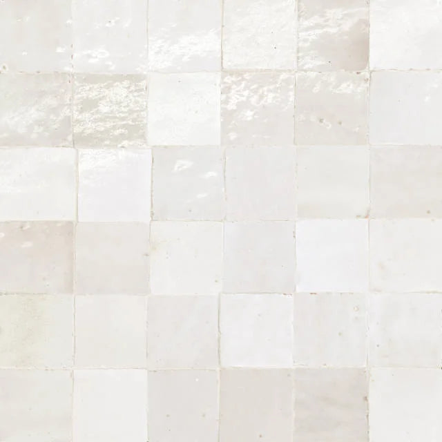 Zagora Blanc 2x2 Gloss Decorative Ceramic Mosaic