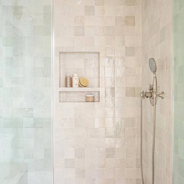 Zagora Blanc 2x2 Gloss Decorative Ceramic Mosaic