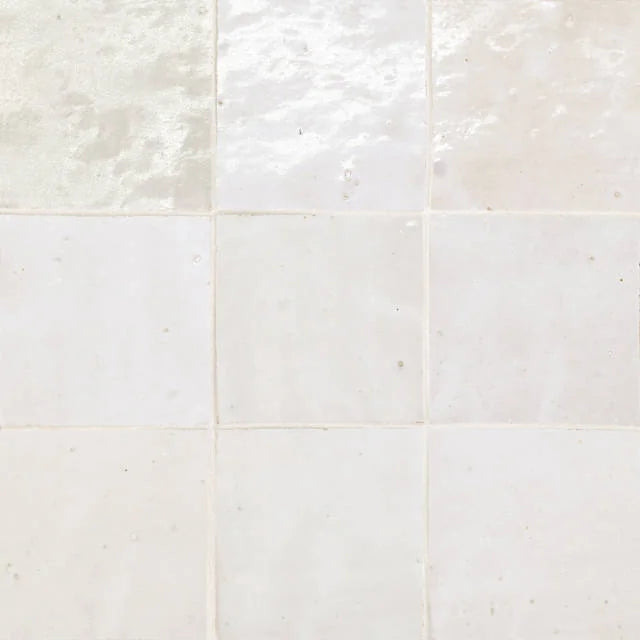Zagora Blanc 4x4 Gloss Decorative Ceramic Field Tile