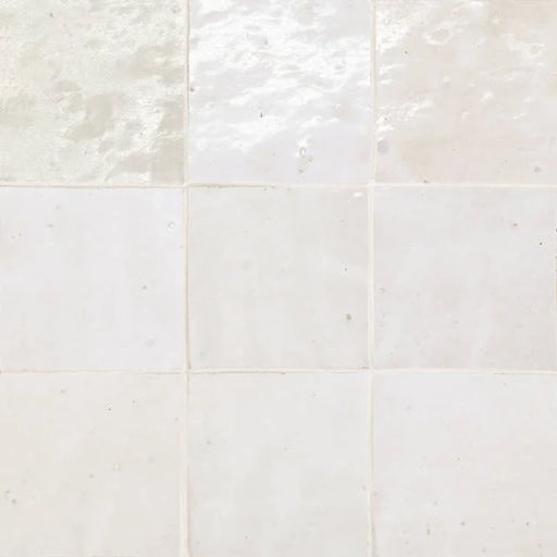 Zagora Blanc 4x4 Gloss Decorative Ceramic Field Tile