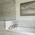 Zagora Blanc 6x2 Gloss Decorative Marble Field Tile