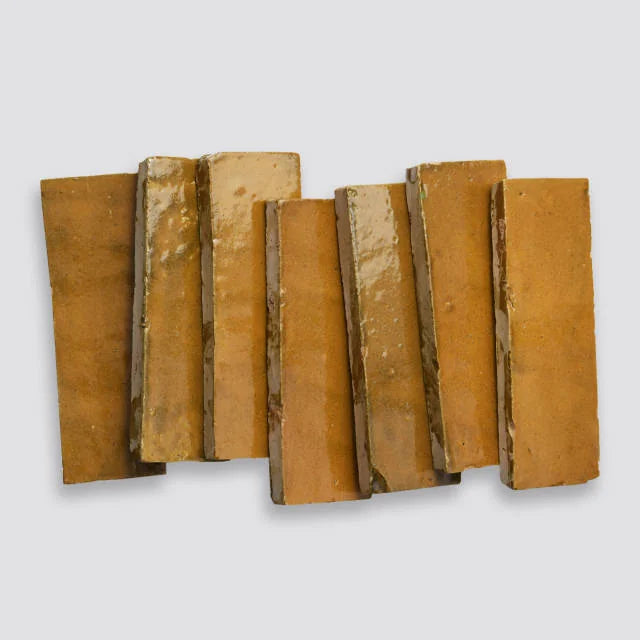 Zagora Caramel 6x2 Gloss Decorative Ceramic Field Tile