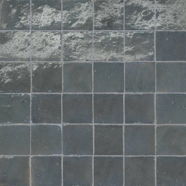 Zagora Charcoal 12x12 Gloss Decorative Ceramic Mosaic
