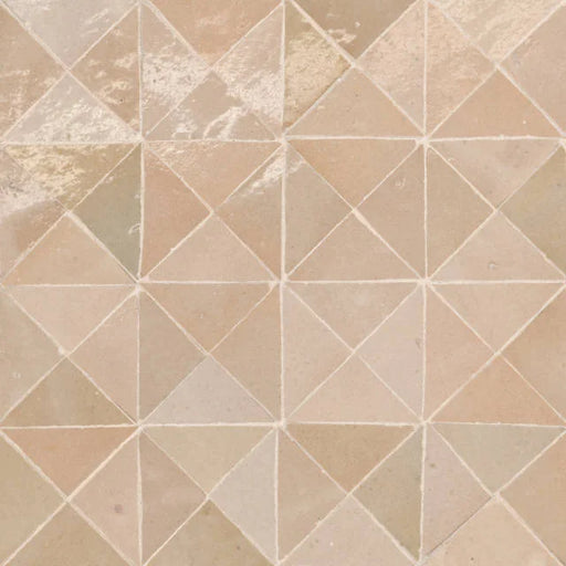 Zagora Ivoire 12x12 Triangle Gloss Ceramic Decorative Mosaic