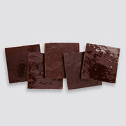 Zagora Maroon 4x4 Gloss Decorative Ceramic Field Tile