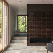 Zagora Maroon 6x2 Gloss Marble Field Tile