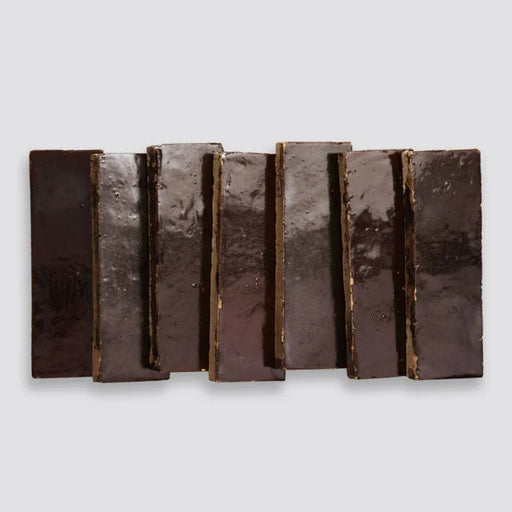 Zagora Maroon 6x2 Gloss Marble Field Tile