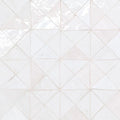 Zagora Triangle Neige Blanc 12x12 Gloss Ceramic Mosaic