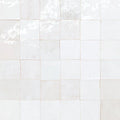 Zagora Neige Blanc 2x2 Gloss Ceramic Mosaic