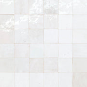 Zagora Neige Blanc 2x2 Gloss Ceramic Mosaic