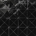 Zagora Nero 12x12 Gloss Triangle Ceramic Mosaic