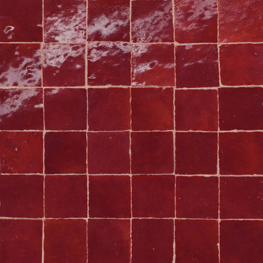 Zagora Rouge 2x2 Gloss Decorative Ceramic Mosaic
