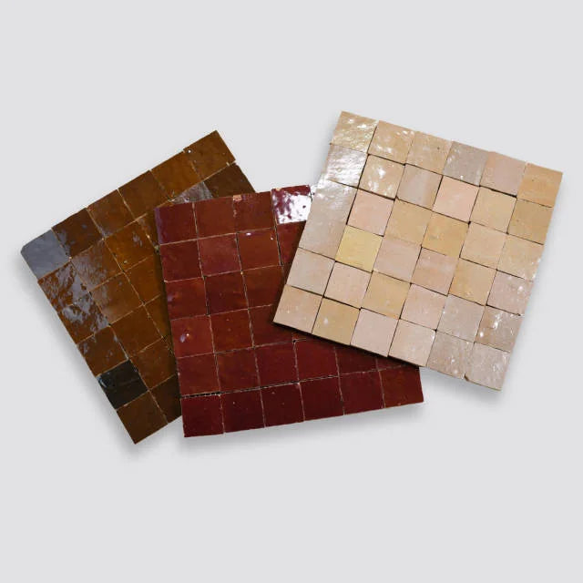 Zagora Ivoire 2x2 12x12 Gloss Marble Mosaic