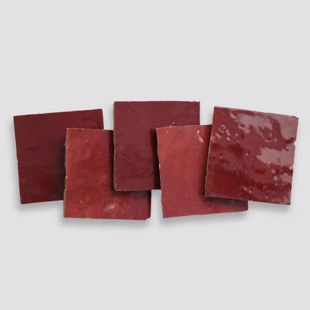 Zagora Rouge 4x4 Field Gloss Ceramic Tile