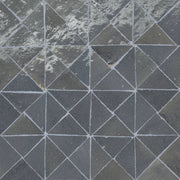 Zagora Triangle Charcoal Gloss 12x12 Marble Mosaic