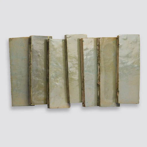 Zagora Vert Gris 6x2 Gloss Marble Field Tile