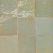 Zagora Vert Gris 4x4 Field Gloss Ceramic Decorative Tile