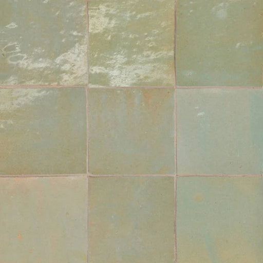 Zagora Vert Gris 4x4 Field Gloss Ceramic Decorative Tile