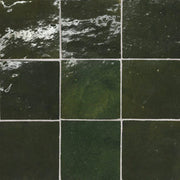 Zagora Vert Mousse 4x4 Gloss Field Ceramic Tile