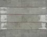 Zellige Tender Gray 2x16 Ceramic Wall Tile