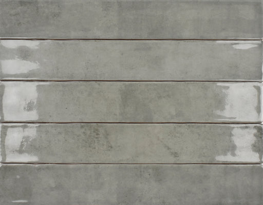 Zellige Tender Gray 2x16 Ceramic Wall Tile