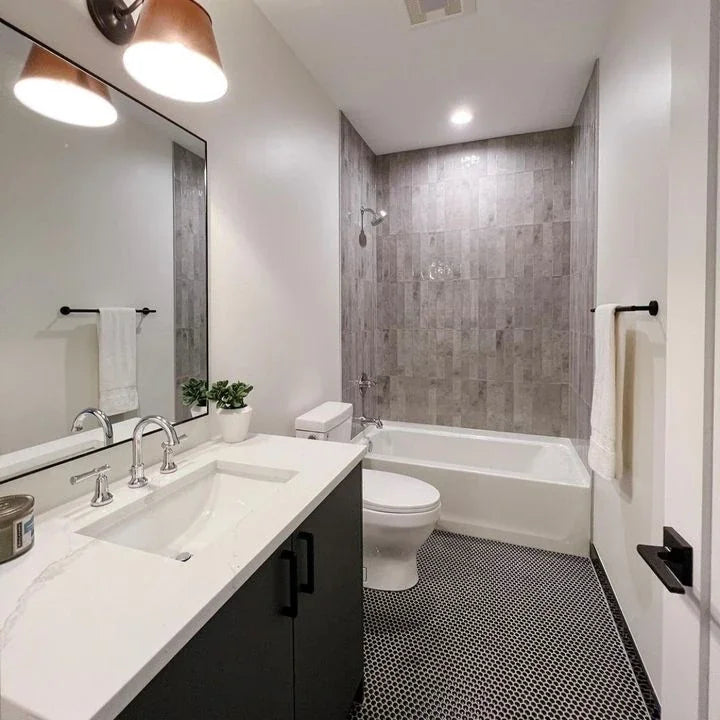 Zellige Tender Gray 2x16 Ceramic Wall Tile