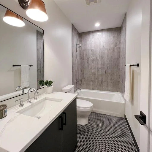 Zellige Tender Gray 2x16 Ceramic Wall Tile