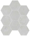 Berlin Exa Grey 8.5x9.8 Hexagon Matte Ceramic Tile