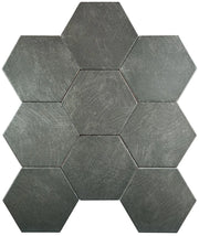 Zement Exa Mercury 8.5x9.8 Hexagon Porcelain Tile