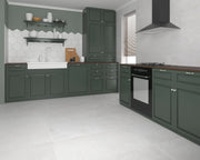 Zement Exa White 8.5x9.8 Hexagon Porcelain Tile