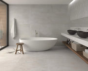Zement Exa Grey 8.5x9.8 Hexagon Porcelain Tile