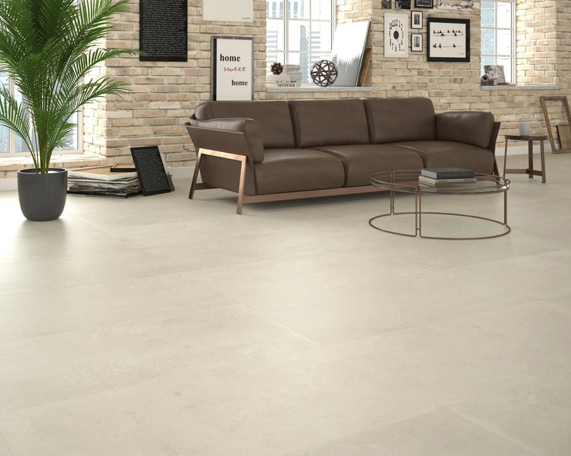 Zement Ivory 23.6x47.2 Matte Porcelain Tile