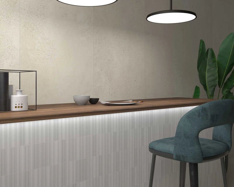 Zement Ivory 35.4x35.4 Matte Porcelain Tile