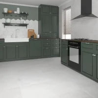 Zement White 3.7x23.6 Rodapie Porcelain Trim