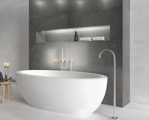 Zement Silver 23.6x47.2 Matte Porcelain Tile
