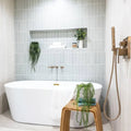 Zenia Moon 9x2.5 Matte Ceramic Field Tile