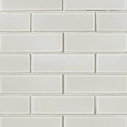 Zenia 2x6 Matte 11.25x11.5 Moon Glass Mosaic