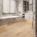 Zephyr Bungalow Tan 9x60 Embossed V-Groove 20mil SPC Vinyl Flooring