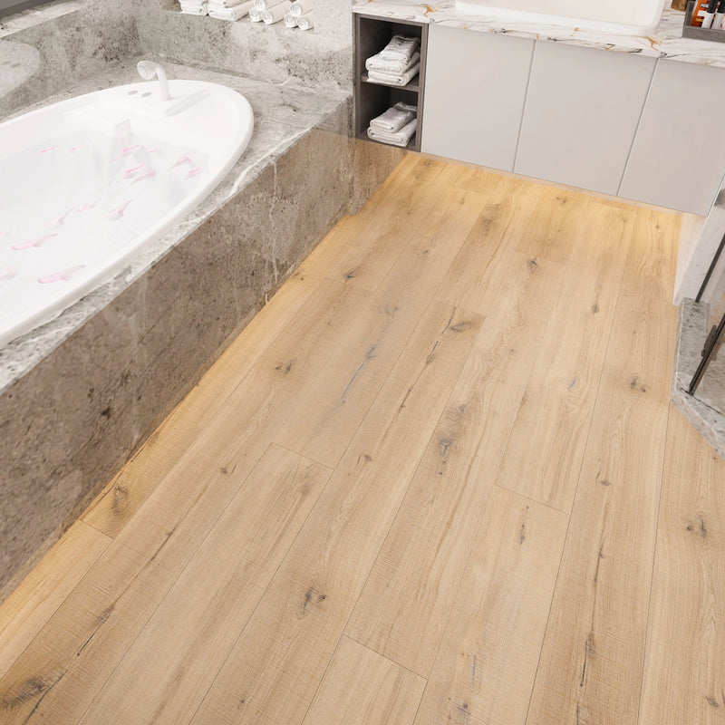 Zephyr Bungalow Tan 9x60 Embossed V-Groove 20mil SPC Vinyl Flooring
