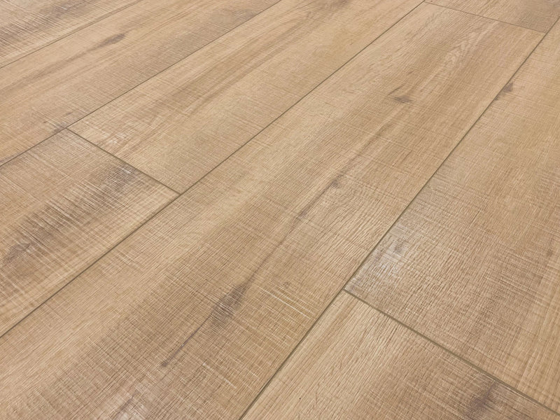 Zephyr Bungalow Tan 9x60 Embossed V-Groove 20mil SPC Vinyl Flooring