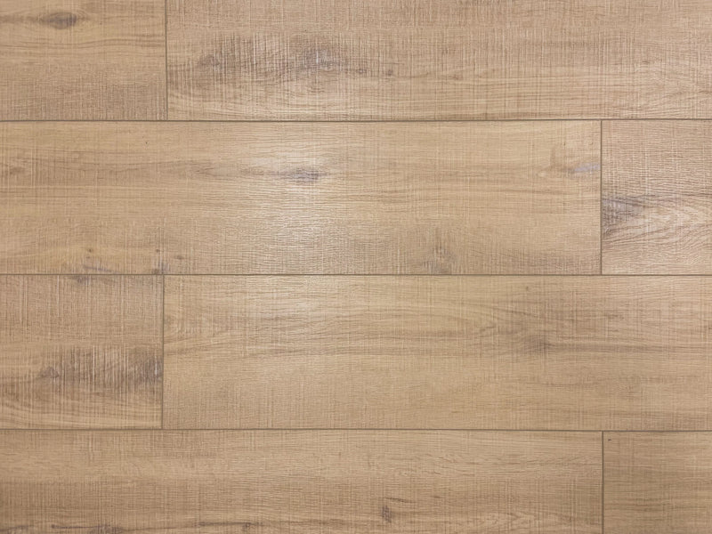 Zephyr Bungalow Tan 9x60 Embossed V-Groove 20mil SPC Vinyl Flooring