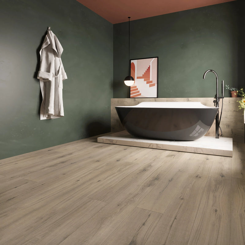 Zephyr Iris Desert 9x60 Embossed V-Groove 20mil SPC Vinyl Flooring