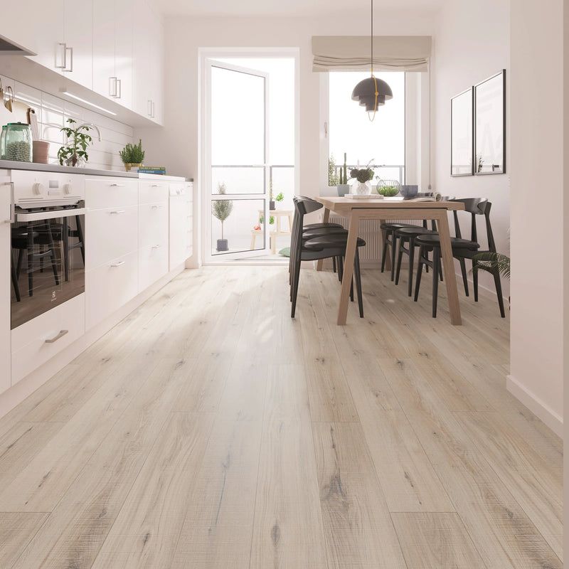 Zephyr Soho Pearl 9x60 Embossed V-Groove 20mil SPC Vinyl Flooring