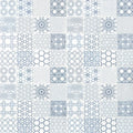 Zouli Stak 3x3 Honed Marble Mosaic Tile