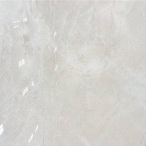 Close-up of Zurich polished quartzite with a pale white-gray surface and subtle natural veining.