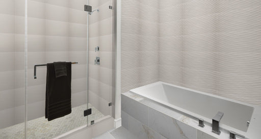 3d Grey Matte 12x22 Ceramic  Tile